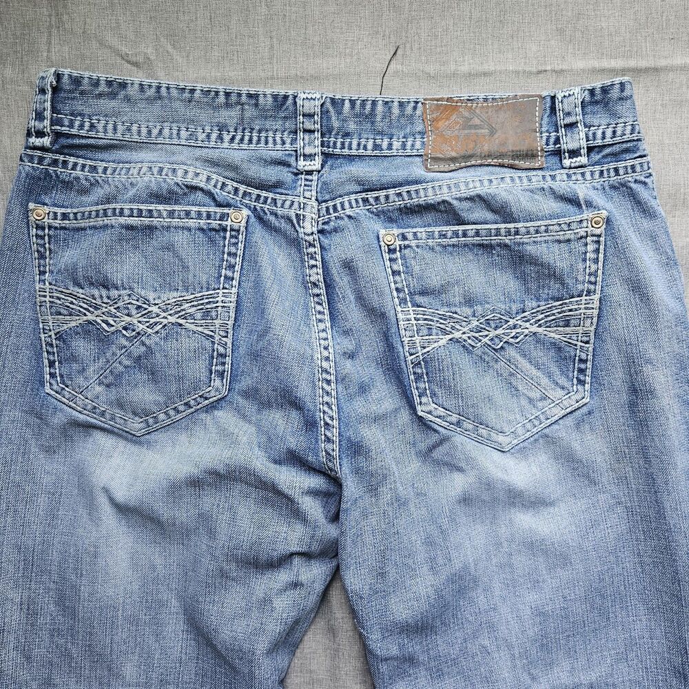 Rock & Roll Cowboy Mens 40x36 Double Barrell Straight Relaxed Straight Leg...